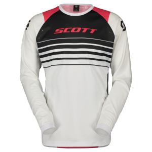 Motokrosový dres Scott EVO SWAP bielo-ružový